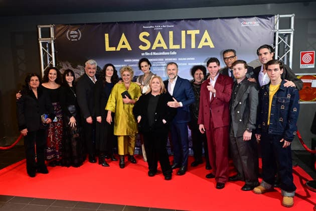 Cinema Metropolitan (Na) 03 30 2026 Premiere of the film La Salita by Massimiliano Gallo In the photo: Cast  Copyright: xRobertoxJandolix xipa-agency.netx xRobertoxJandolix IPA_Agency_IPA73652078