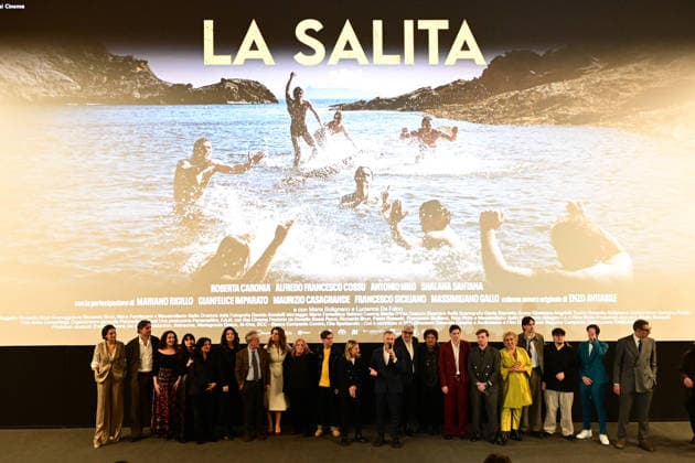 Cinema Metropolitan (Na) 03 30 2026 Premiere of the film La Salita by Massimiliano Gallo In the photo: Cast  Copyright: xRobertoxJandolix xipa-agency.netx xRobertoxJandolix IPA_Agency_IPA73652101