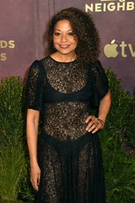 NEW YORK, NY- MARCH 30: Rebecca Naomi Jones at Apple TV s Your Friends & Neighbors Season 2 Red Carpet at The New York Historical Museum in New York City on March 30, 2026. Copyright: xmpi099 MediaPunchx