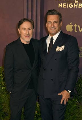 NEW YORK, NY- MARCH 30: Jonathan Tropper and Jon Hamm at Apple TV s Your Friends & Neighbors Season 2 Red Carpet at The New York Historical Museum in New York City on March 30, 2026. Copyright: xmpi099 MediaPunchx