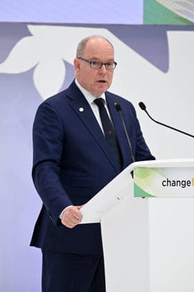 Prince Albert II of Monaco At ChangeNOW - Paris Prince Albert II of Monaco attending ChangeNOW, the world’s largest event for solutions for the planet, held at the Grand Palais in Paris, France on March 30, 2026. Photo by Urman Lionel ABACAPRESS.COM Paris France  Copyright: xUrmanxLionel ABACAx