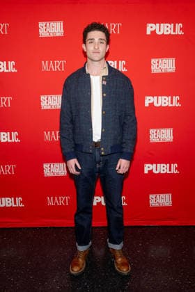 March 30, 2026, New York, United States: Myles McCabe attends Seagull: True Story Opening Night at The Public Theater. New York United States - ZUMAs197 20260330_aaa_s197_185 Copyright: xRonxAdarx