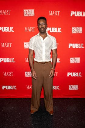 March 30, 2026, New York, United States: Quentin Lee Moore attends Seagull: True Story Opening Night at The Public Theater. New York United States - ZUMAs197 20260330_aaa_s197_184 Copyright: xRonxAdarx