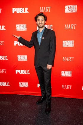 March 30, 2026, New York, United States: Alexander Molochnikov attends Seagull: True Story Opening Night at The Public Theater. New York United States - ZUMAs197 20260330_aaa_s197_205 Copyright: xRonxAdarx
