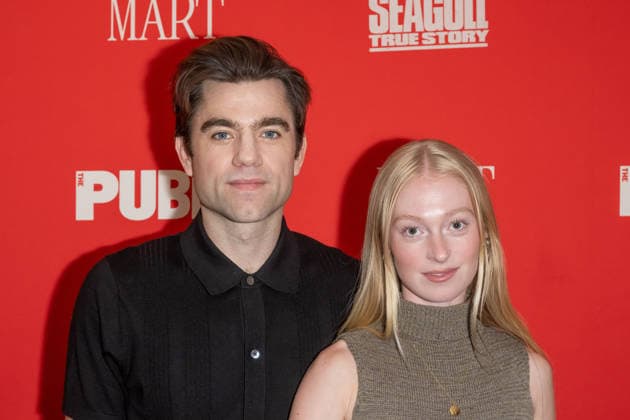 March 30, 2026, New York, United States: (L-R) Patrick Ball and Elysia Roorbach attend Seagull: True Story Opening Night at The Public Theater. New York United States - ZUMAs197 20260330_aaa_s197_206 Copyright: xRonxAdarx