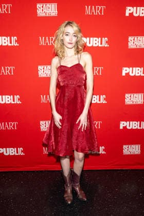 March 30, 2026, New York, United States: Gus Birney attends Seagull: True Story Opening Night at The Public Theater. New York United States - ZUMAs197 20260330_aaa_s197_230 Copyright: xRonxAdarx