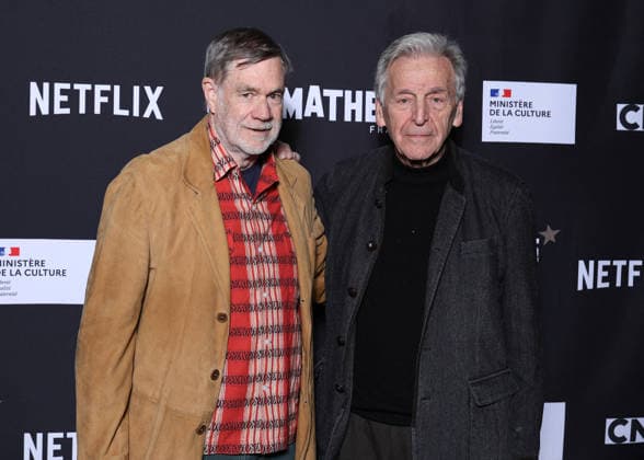 Gus Van Sant, Costa Gavras Première du film La corde au cou à la Cinémathèque de Paris le 30 mars 2026 Denis Guignebourg Bestimage Peview of Dead Mans Wire in Paris on march 30 2026 Paris France  Copyright: xDenisxGuignebourgx xBestimagexDenisxGuignebourgx xBestimagex