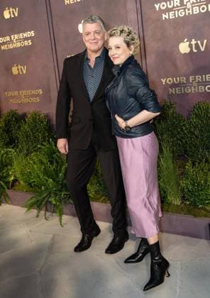 March 30, 2026, Bronx, New York, USA: Jennifer Mudge and Chris Henry Coffey attend premiere of Season 2 of Apple TV Your Friends & Neighbors at The New York Historical in New York, NY on March 30, 2026. Bronx USA - ZUMAr339 20260330_znp_r339_054 Copyright: xLevxRadinx
