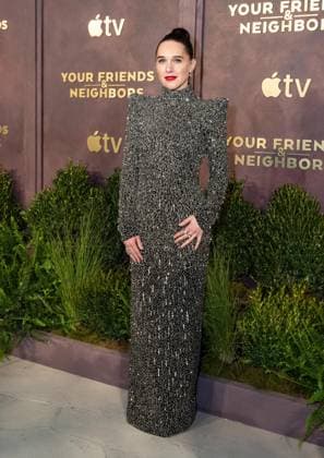 March 30, 2026, Bronx, New York, USA: Lena Hall wearing dress by Pamella Roland attends premiere of Season 2 of Apple TV Your Friends & Neighbors at The New York Historical in New York, NY on March 30, 2026. Bronx USA - ZUMAr339 20260330_znp_r339_114 Copyright: xLevxRadinx