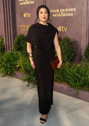 March 30, 2026, Bronx, New York, USA: Eunice Bae wearing dress by Michelle Ochs for Et Ochs attends premiere of Season 2 of Apple TV Your Friends & Neighbors at The New York Historical in New York, NY on March 30, 2026. Bronx USA - ZUMAr339 20260330_znp_r339_127 Copyright: xLevxRadinx