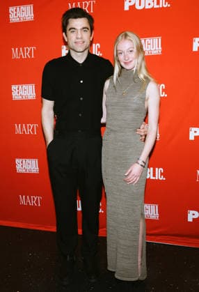 March 30, 2026, New York, Ny, United States: Patrick Ball and Elysia Roorbach attend the Opening Night of Seagull: True Story . Held at The Public Theate in New York. Dinara Khairova Zuma Press March 30, 2026. New York United States - ZUMAp281 20260330_zea_p281_005 Copyright: xPhotoxImagexPressx