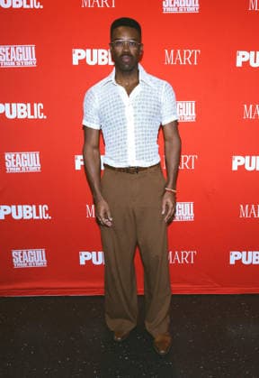 March 30, 2026, New York, Ny, United States: Quentin Lee Moore attends the Opening Night of Seagull: True Story . Held at The Public Theate in New York. Dinara Khairova Zuma Press March 30, 2026. New York United States - ZUMAp281 20260330_zea_p281_049 Copyright: xPhotoxImagexPressx
