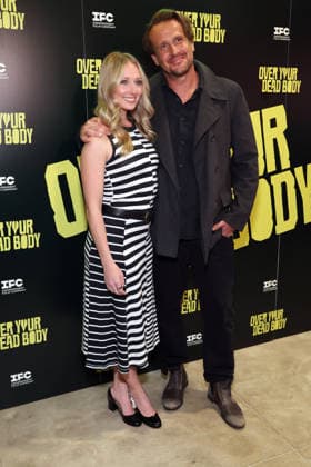 Los Angeles CA March 30: Kayla Radomski, Jason Segel at the Los Angeles Premiere Of Over Your Dead Body at Vidiots in Los Angeles on March 3, 2026- Credit: Faye AdMedia Los Angeles USA - ZUMAa123 20260330_zaa_a123_228 Copyright: xADx
