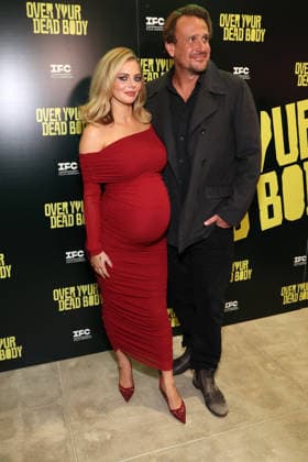 Los Angeles CA March 30: Samara Weaving, Jason Segel, at the Los Angeles Premiere Of Over Your Dead Body at Vidiots in Los Angeles on March 3, 2026- Credit: Faye AdMedia Los Angeles USA - ZUMAa123 20260330_zaa_a123_259 Copyright: xADx