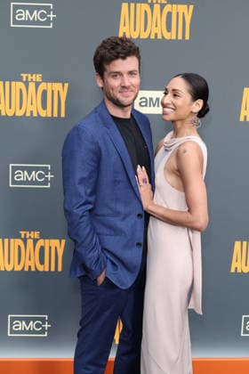 Los Angeles Premiere Of AMC+ s The Audacity Season 1, Los Angeles, USA, 31 March 2026 Jack Cutmore-Scott and guest at the Los Angeles Premiere Of AMC+ s The Audacity Season 1 held at the Academy of Motion Picture Arts and Sciences - Linwood Dunn Theater on 31 March 2026 in Hollywood, Los Angeles, California, United States., Credit:Xavier Collin Avalon United States, California, Los Angeles  Copyright: xXavierxCollinx xAvalonx 1087853842