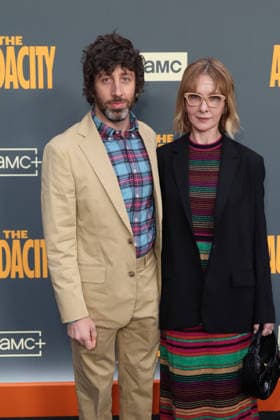 Los Angeles Premiere Of AMC+ s The Audacity Season 1, Los Angeles, USA, 31 March 2026 Simon Helberg and guest at the Los Angeles Premiere Of AMC+ s The Audacity Season 1 held at the Academy of Motion Picture Arts and Sciences - Linwood Dunn Theater on 31 March 2026 in Hollywood, Los Angeles, California, United States., Credit:Xavier Collin Avalon United States, California, Los Angeles  Copyright: xXavierxCollinx xAvalonx 1087856455