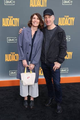 Los Angeles Premiere Of AMC+ s The Audacity Season 1, Los Angeles, USA, 31 March 2026 guest and Bob Odenkirk at the Los Angeles Premiere Of AMC+ s The Audacity Season 1 held at the Academy of Motion Picture Arts and Sciences - Linwood Dunn Theater on 31 March 2026 in Hollywood, Los Angeles, California, United States., Credit:Xavier Collin Avalon United States, California, Los Angeles  Copyright: xXavierxCollinx xAvalonx 1087857216