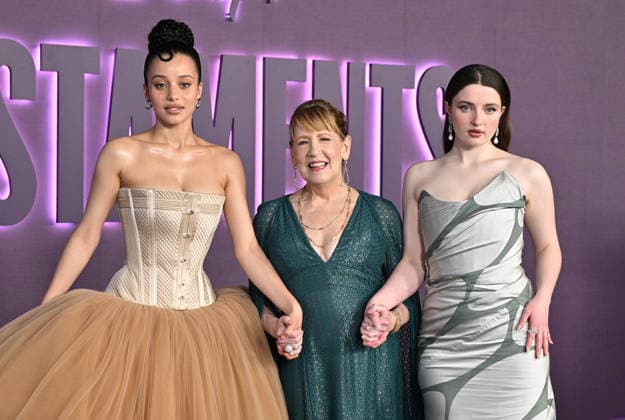 ˜The Testaments™ Los Angeles Premiere Chase Infiniti, Ann Dowd and Lucy Halliday arriving to Hulu™s ˜The Testaments™ Los Angeles Premiere at Academy Museum on January 28, 2026 in Los Angeles, CA. Los Angeles Academy Museum California USA Copyright: xLISAxOConnor AFF-USA.comx