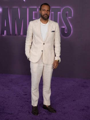 March 31, 2026, Los Angeles, California, USA: British actor, writer, director, and composer O-T FAGBENLE, 45, attends Hulu s The Testaments red carpet premiere. Los Angeles USA  - ZUMAb173 20260331_aap_b173_010 Copyright: xBillyxBennightx