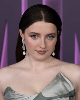 March 31, 2026, Los Angeles, California, USA: Bristish actress LUCY HALLIDAY, 21, attends Hulu s The Testaments red carpet premiere. Los Angeles USA  - ZUMAb173 20260331_aap_b173_035 Copyright: xBillyxBennightx