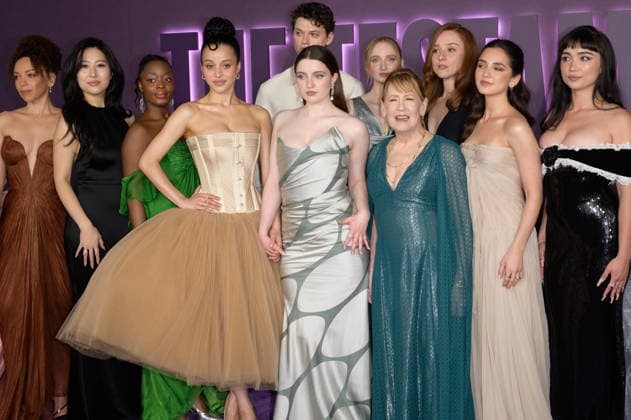 The Testaments Premiere - Los Angeles, USA LOS ANGELES, USA. March 31, 2026: Zarrin Darnell-Martin, Mabel Li, Blessing Adedijo, Chase Infiniti, Lucy Halliday, Ann Dowd, Rowan Blanchard & Mattea Conforti at the premiere for Hulu s The Testaments at the Academy Museum. Los Angeles CA USA  Copyright: xPaulxSmith Featureflashx
