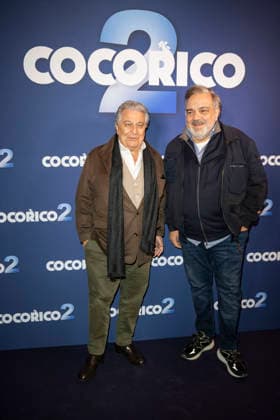 Cocorico 2 Premiere - Paris Didier Bourdon and Christian Clavier during the premiere of COCORICO 2 in Paris on March 31, 2026. Photo by Eliot Blondet ABACAPRESS.COM Paris France France  Copyright: xBlondetxEliot ABACAx