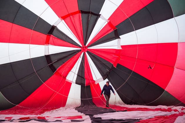 April 1, 2026, Bristol, Bristol, UK: Bristol, UK. Bristol™s balloons test their canopies and burners at Ashton Court estate on 1st April to announce the outline programme in preparation for the 2026 Bristol International Balloon Fiesta, this year in partnership with headline partner Albert Goodman Chartered Accountants. The free-to-attend event will take place from Friday 7 to Sunday 9 August. Bristol UK  - ZUMAl94_ 20260401_zaf_l94_011 Copyright: xSimonxChapmanx