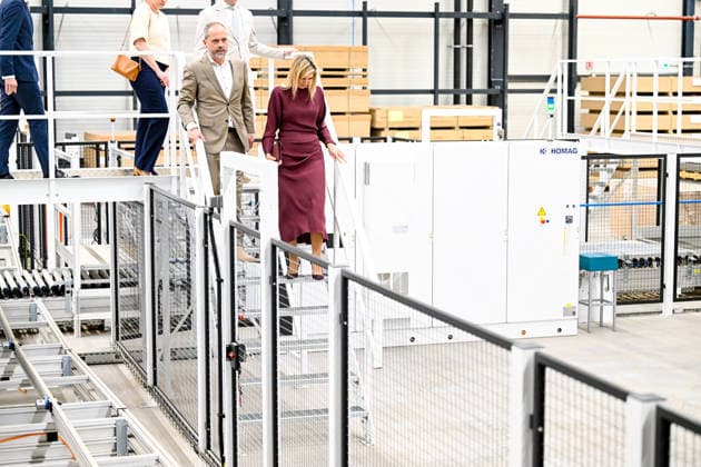 Queen Maxima visits association for circular initiatives. Hoogeveen. The Netherlands. 1 Apr 2026 Queen Maxima during a visit to Vepa, manufacturer of sustainable office furniture. Vepa is part of the Fair Furniture Group and helps organizations with their circular design. Furniture and individual parts are assessed in Vepa s Circular Center, saved, dismantled and renovated. Hoogeveen The Netherlands  Copyright: xDPPA EMx