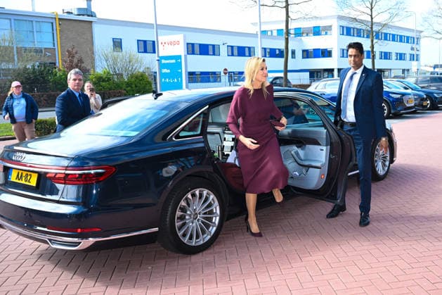 Queen Maxima visits association for circular initiatives. Hoogeveen. The Netherlands. 1 Apr 2026 Queen Maxima during a visit to Vepa, manufacturer of sustainable office furniture. Vepa is part of the Fair Furniture Group and helps organizations with their circular design. Furniture and individual parts are assessed in Vepa s Circular Center, saved, dismantled and renovated. Hoogeveen The Netherlands  Copyright: xDPPA EMx