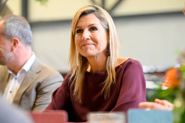 01-04-2026 Groningen Queen Maxima visited the Circulair Groningen Drenthe association at Vepa in Hoogeveen. Â  Copyright: xPPEx