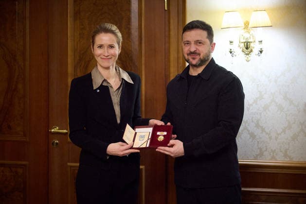 Ukrainian President Volodymyr Zelensky met with the High Representative of the European Union for Foreign Affairs and Security Policy Kaja Kallas during the EU Foreign Affairs Council meeting in Kyiv, Ukraine, on April 1, 2026 Ukraine Presidency via Bestimage President of Ukraine Volodymyr Zelenskyy held a meeting with the High Representative of the European Union for Foreign Affairs and Security Policy Kaja Kallas during the EU Foreign Affairs Council meeting in Kyiv, Ukraine, on April 1, 2026 Kiev Ukraine  Copyright: xUkrainexPresidencyxviaxBestimagexUkrainexPresidencyxviaxBestimagex