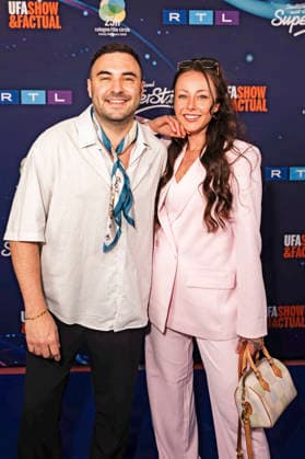 Lars Stein and Sandra Sicora at the preview of the 22nd season of the casting show DSDS 2026 at the 25 hours Hotel Cologne, 01 04 2026 Foto:xT.xNgox xFuturexImagex dsds_6423