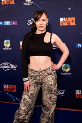 Marie Wegener at the preview of the 22nd season of the casting show DSDS 2026 at the 25 hours Hotel Cologne, 01 04 2026 Foto:xT.xNgox xFuturexImagex dsds_6425