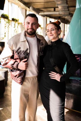 Tobo and Alice at the preview of the 22nd season of the casting show DSDS 2026 at the 25 hours Hotel Cologne, 01 04 2026 Foto:xT.xNgox xFuturexImagex dsds_6442