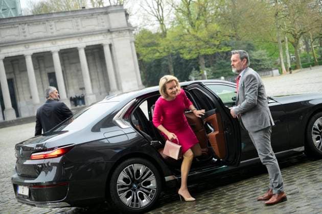 Queen Mathilde Adresses Be Philanthropy 2026 BRUSSELS, BELGIUM - APRIL 02: Queen Mathilde of Belgium pictured arriving the opening of Be Philanthropy 2026 on April 02, 2026 in Brussels, Belgium, 02 04 2026 Brussels Belgium  Copyright: xPhilipxReynaersx