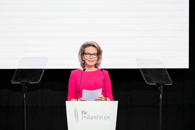 Queen Mathilde Adresses Be Philanthropy 2026 BRUSSELS, BELGIUM - APRIL 02: Queen Mathilde of Belgium pictured delivering the opening address at Be Philanthropy 2026 on April 02, 2026 in Brussels, Belgium, 02 04 2026 Brussels Belgium  Copyright: xPhilipxReynaersx