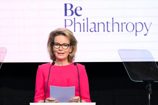 Queen Mathilde Adresses Be Philanthropy 2026 BRUSSELS, BELGIUM - APRIL 02: Queen Mathilde of Belgium pictured delivering the opening address at Be Philanthropy 2026 on April 02, 2026 in Brussels, Belgium, 02 04 2026 Brussels Belgium  Copyright: xPhilipxReynaersx