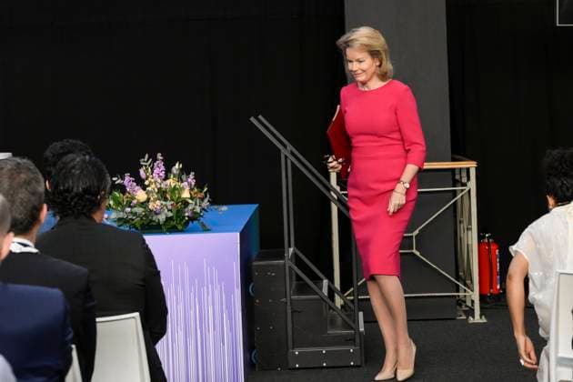 Queen Mathilde Adresses Be Philanthropy 2026 BRUSSELS, BELGIUM - APRIL 02: Queen Mathilde of Belgium pictured after delivering the opening address at Be Philanthropy 2026 on April 02, 2026 in Brussels, Belgium, 02 04 2026 Brussels Belgium  Copyright: xPhilipxReynaersx
