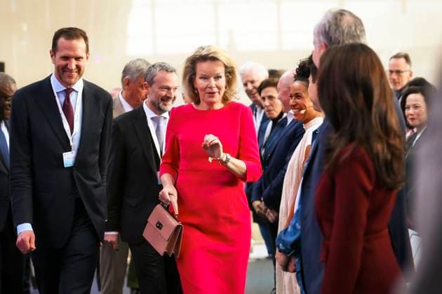 Queen Mathilde Adresses Be Philanthropy 2026 BRUSSELS, BELGIUM - APRIL 02: Queen Mathilde of Belgium pictured arriving for the opening address at Be Philanthropy 2026 on April 02, 2026 in Brussels, Belgium, 02 04 2026 Brussels Belgium  Copyright: xPhilipxReynaersx