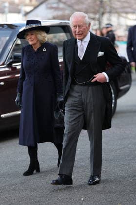 . 02 04 2026. St Asaph, United Kingdom. King Charles III and Queen Camilla at the Royal Maundy Service at St Asaph Cathedral in Wales, United Kingdom.  xStephenxLockx xi-Imagesx IIM-26678-0008