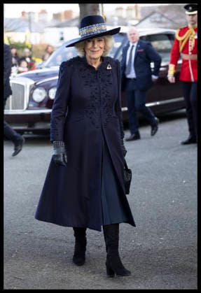 . 02 04 2026. St Asaph, United Kingdom. King Charles III and Queen Camilla arriving at the Royal Maundy Service at St Asaph Cathedral in Wales, United Kingdom.  xStephenxLockx xi-Imagesx IIM-26678-0015