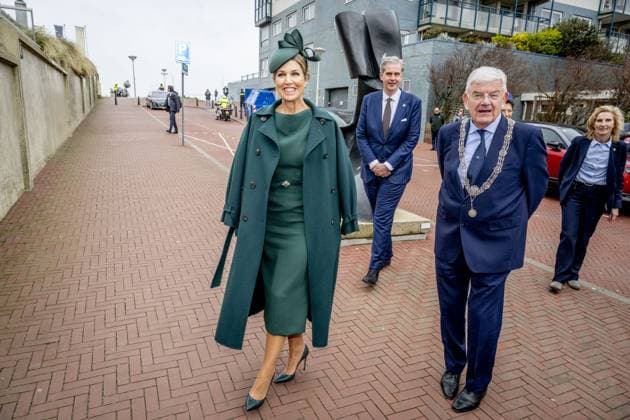 SCHEVENINGEN - Queen Maxima opens the renovated boulevard. The Scheveningen boulevard, for decades one of the best-known and most visited coastal promenades in the Netherlands, has been renewed in recent years to better accommodate the growing number of visitors and to be ready for the future. ROBIN UTRECHT ANP netherlands out - belgium out  Copyright: xx x554921228x originalFilename: 554921228.jpg