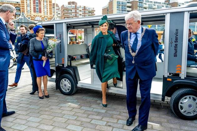 Scheveningen, The Netherlands, 2026-04-02 13:52:11 Scheveningen, 02-04-2026, Scheveningen Boulevard. Queen Maxima opens the renovated boulevard in Scheveningen. The Scheveningen Boulevard, for decades one of the best-known and most visited coastal promenades in the Netherlands, has been renewed in recent years to better accommodate the growing number of visitors and be ready for the future. PHOTO: NLBeeld Patrick van Emst Credit: NL Beeld Patrick van Emst  Copyright: xx x