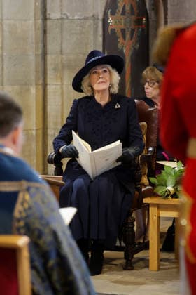 . 02 04 2026. St Asaph, United Kingdom. King Charles III and Queen Camilla at the Royal Maundy Service at St Asaph Cathedral in Wales, United Kingdom.  xi-Imagesx xPoolx IIM-26678-0062