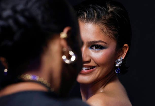 Zendaya arrives on the red carpet at the premiere of A24 s The Drama at Regal Union Square on Thursday, April 2, 2026 in New York City.  NYP20260402113 JOHNxANGELILLO