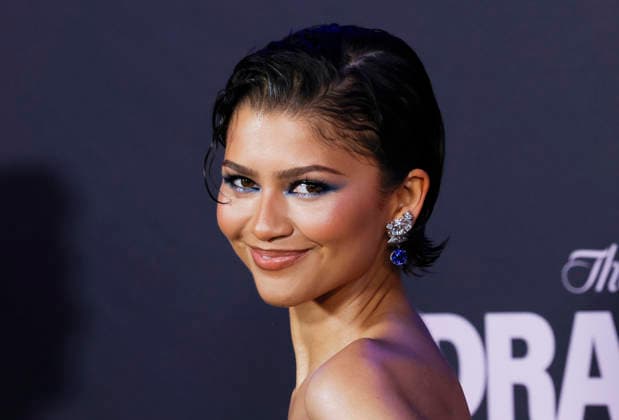 Zendaya arrives on the red carpet at the premiere of A24 s The Drama at Regal Union Square on Thursday, April 2, 2026 in New York City.  NYP20260402115 JOHNxANGELILLO