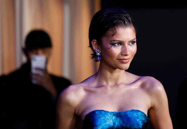 Zendaya arrives on the red carpet at the premiere of A24 s The Drama at Regal Union Square on Thursday, April 2, 2026 in New York City.  NYP20260402119 JOHNxANGELILLO