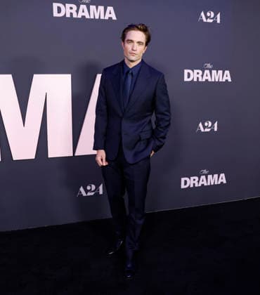 Robert Pattinson arrives on the red carpet at the premiere of A24 s The Drama at Regal Union Square on Thursday, April 2, 2026 in New York City.  NYP20260402123 JOHNxANGELILLO