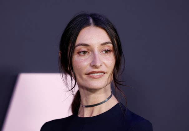 Katina Danabassis arrives on the red carpet at the premiere of A24 s The Drama at Regal Union Square on Thursday, April 2, 2026 in New York City.  NYP20260402127 JOHNxANGELILLO