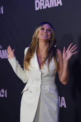 Heidi Klum at arrivals for THE DRAMA Premiere, Regal Union Square, New York, NY, April 02, 2026. Photo By: Kristin Callahan Everett Collection THE DRAMA Premiere PUBLICATIONXNOTxINxCANxCHNxFRAxITAxJPNxNORxPOLxRUSxESPxUKxUSA